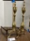 Pair of Andirons, Federal, brass