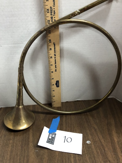 Brass decorative french style horn