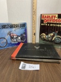 Harley Davidson Books,  Myth and Mistique, The HD Legend and 3D