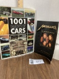 Books, Metallica Unbound and 1001 Images of Cars