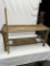 Large Cast Iron and Wood Planter Stand/Table