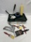 Box Lot/Stapler, Paint Brushes, Rollers, Pans, ETC