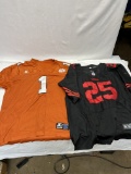 (2) Football Jerseys/Clemson and 49ers