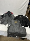Box Lot/(3) Leather Pieces