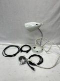 Box Lot/Table Lamp and HDMI Cables