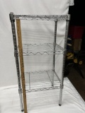 Approx 38 Inch Tall Metal Storage Rack