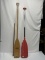 (2) Canoe/John Boat Paddles (Oars)