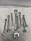 Box Lot/Combination Open & Closed End Wrenches (Snap-On, ETC) (Standard)