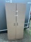 Approx 66 Inches Tall, 30 Inches Wide, 20 Inches Deep Metal Storage Cabinet