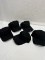 (5) Adjustable Size Time and Tru Black Hats