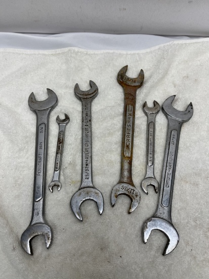 Box Lot/Open Ended Wrenches (Craftsman, ETC) (Standard)