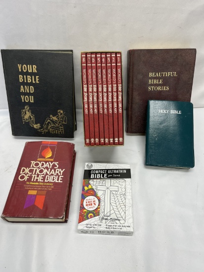 Box Lot/Religious Books, Your Bible and You, Beautiful Bible Stories, Youth Bible