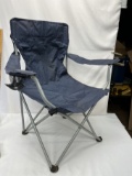 Blue Ozark Trail Folding Outdoor Chair