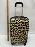 Leopard Spot Safari Hard Shell Roller Luggage Piece