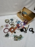 Golden Look Box Full of Jewelry