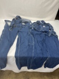 (2) Pair Denim Coveralls (Red Camel and Pointer Brand)(Size 36 X 30)