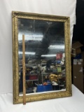 Large Décor Mirror (Wooden Ornate Frame)