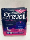 Prevail Daily Pads for Bladder Leaks/39 Pack