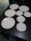 Correlle Ware, Hearts, 4 plates, 4 saucers