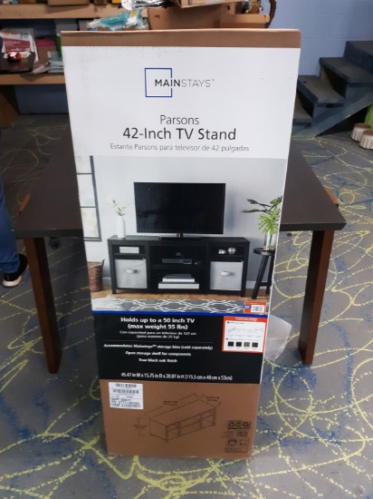 42” Parsons TV Stand, New in Box