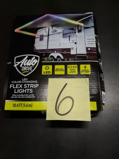 LED Color Exchange Flex Strip Lights, 18.4ft, New