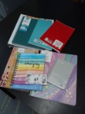 1 inch binder and Notebook variety pack, assorted sizes, New!