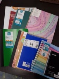 1 inch binder and Notebook variety pack, assorted sizes, New!