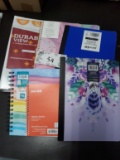 1 inch binder and Notebook variety pack, assorted sizes, New!
