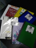 2 inch binder and Notebook variety pack, assorted sizes, New!