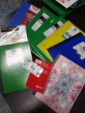 2 inch binder and Notebook variety pack, assorted sizes, New!