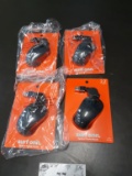 Surf Onn optical travel mouse, retractable cord, 4x Bid, NIP