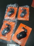 Surf Onn optical travel mouse, retractable cord, 4x Bid, NIP