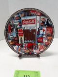 Coca Cola décor plate, ceramic, 1996 The Eras of Coca Cola