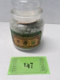 1976 jar of authentic US currency