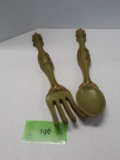 ceramic spoon and fork wall décor