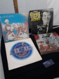 Album Lot, Qty: 4, ChakaKauhn, GOGO's, Beegees(only 1 album), Jerry Clower