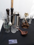 Misc Lot, Coffee Pot, salt and pepper shakers, etc