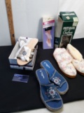 Shoe Lot, sizes 8.5 Montego Bay, Savana Nicole Size 9, 9-10 bedroom shoes, large bedroom shoes