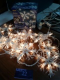 Snow Flake String Lights, New, Work