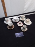 Tea Cup w/saucer sets, Qty: 7