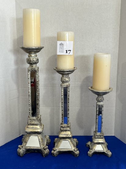 3 tier candle holder set