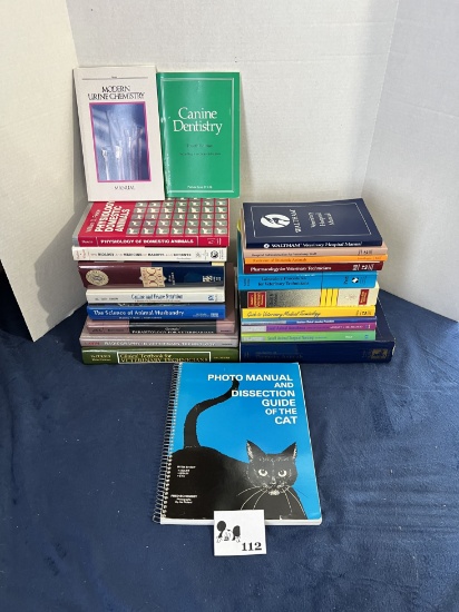 Vet school book lot