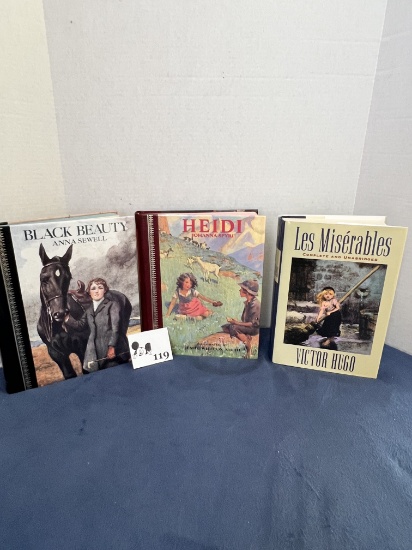 Book lot - Heidi, Black Beauty, Les Miserables