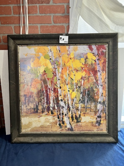 Gang picture titled Aspen Gold - size 27x27