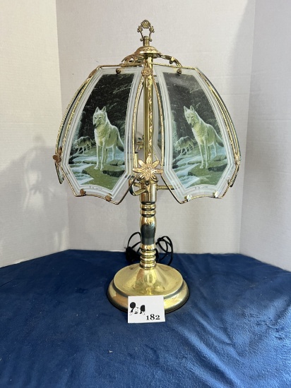 Wolf touch lamp