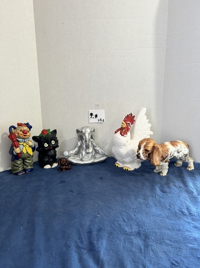 Mis. glass figurines lot