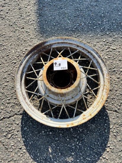 Vintage Spoked Wheel