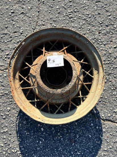 Vintage Spoked Wheel