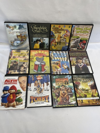 (12) DVDs/Children's Movies