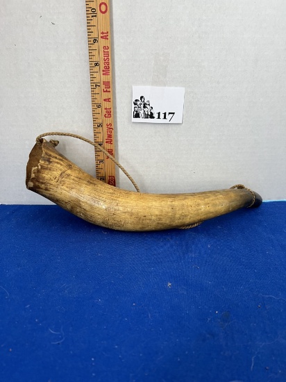 Vintage Powder Horn